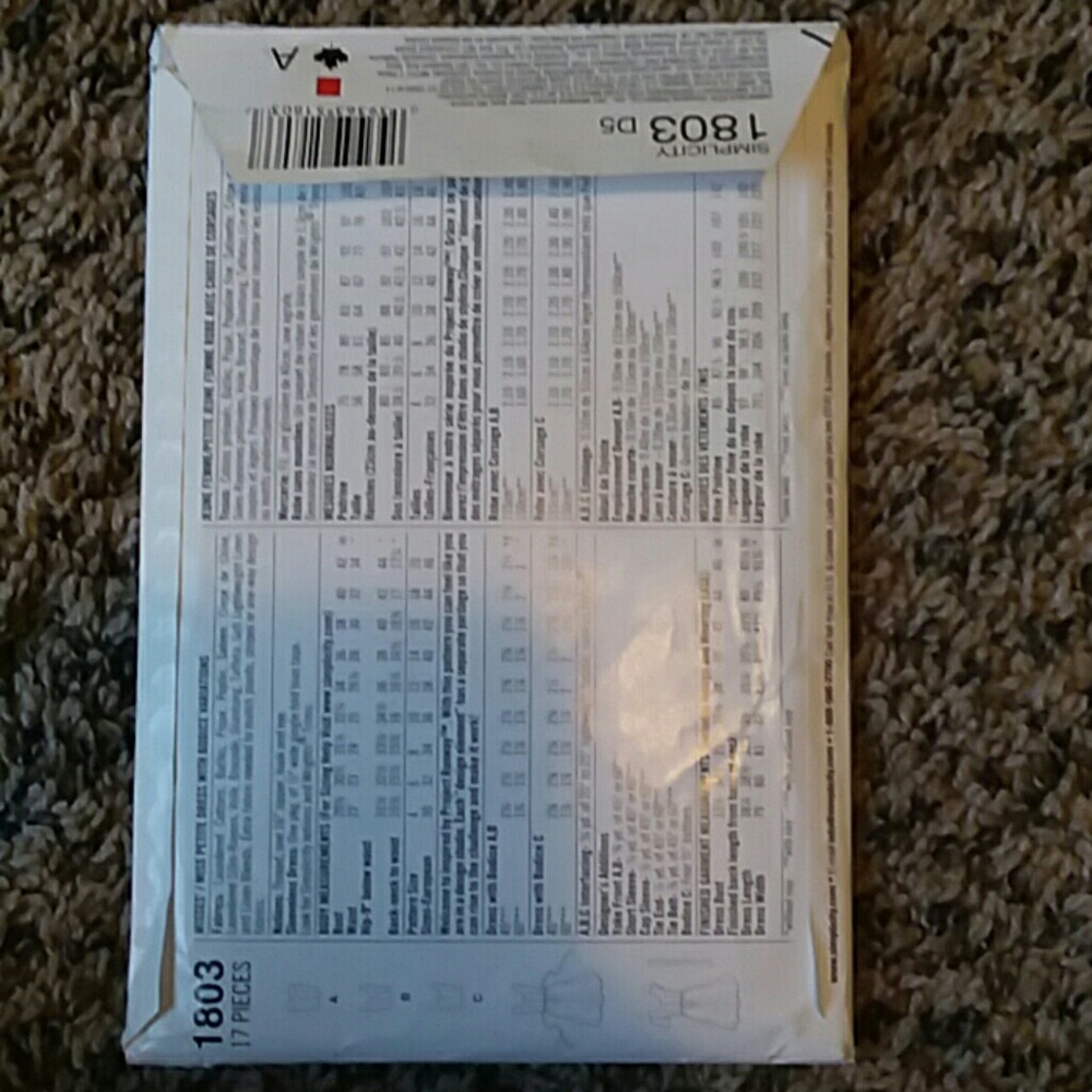 Simplicity Dress Pattern - Picture 2 of 2